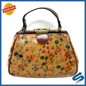 Leather Satchel with Detachable Crossbody Strap, 11" W